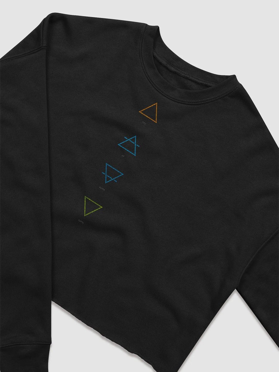 Mystic Triangles Crop Sweatshirt product image (3)