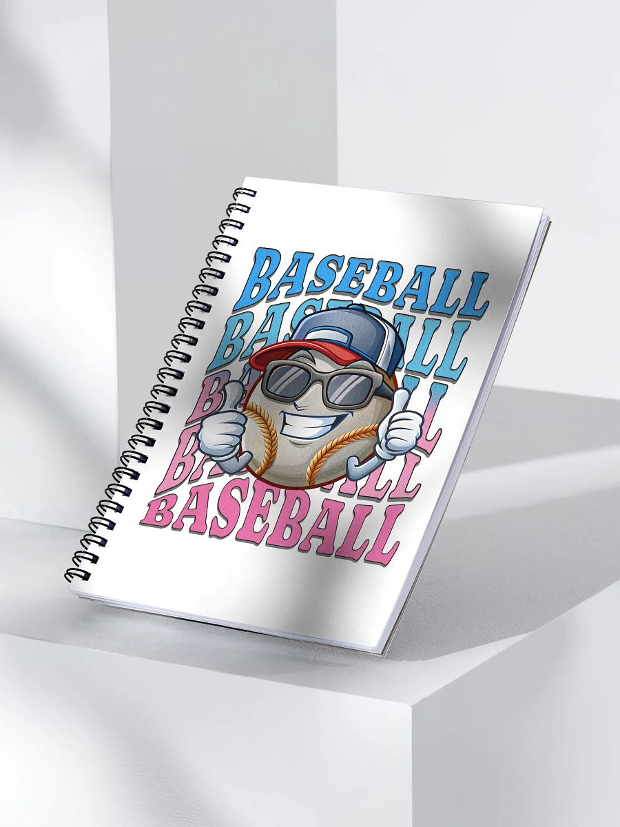 Baseball Thumbs Up Spiral Notebook product image (3)