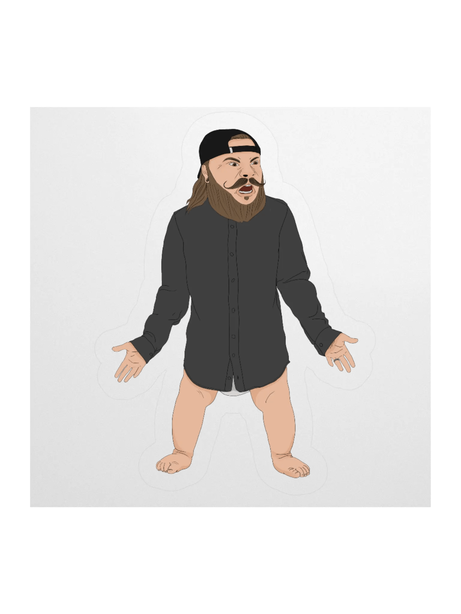 Ash Baby Legs Stickers product image (1)