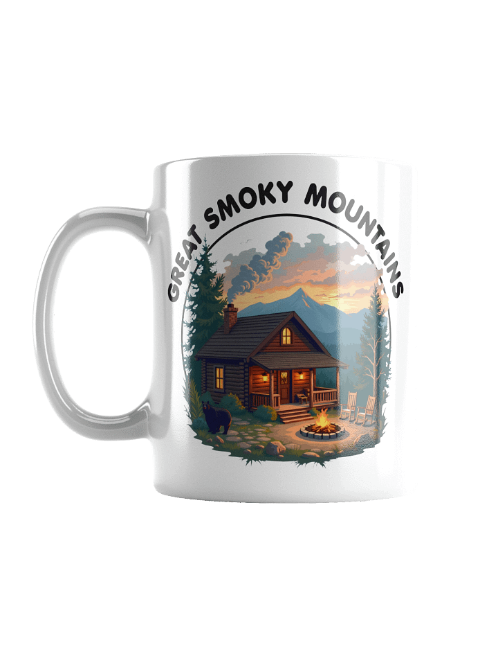Great Smoky Mountains - Bear and Cabin Mug product image (2)