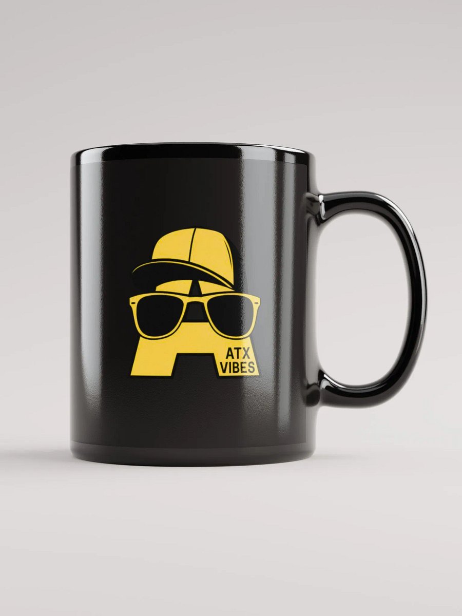 ATX Vibes Black Glossy Logo Mug product image (1)