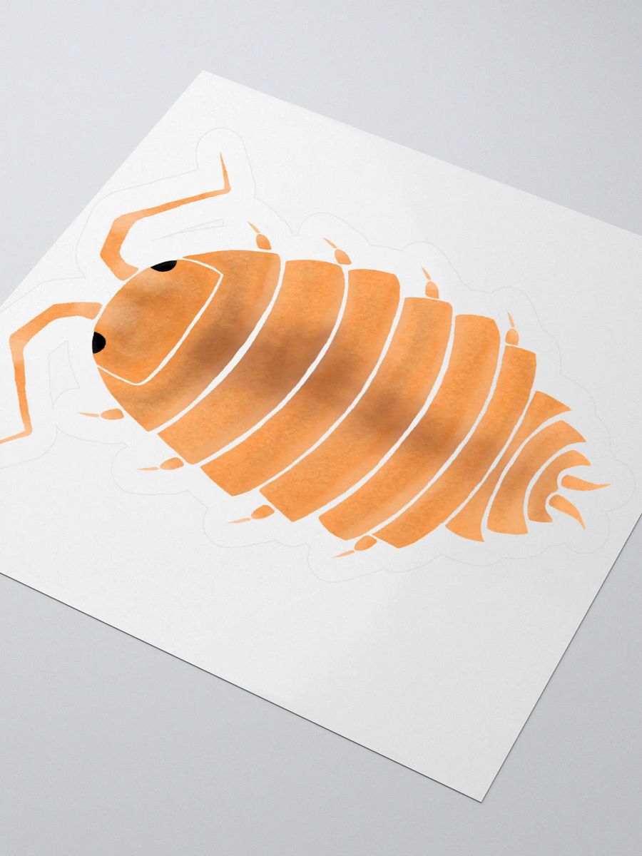Orange Powder Isopod sticker product image (11)