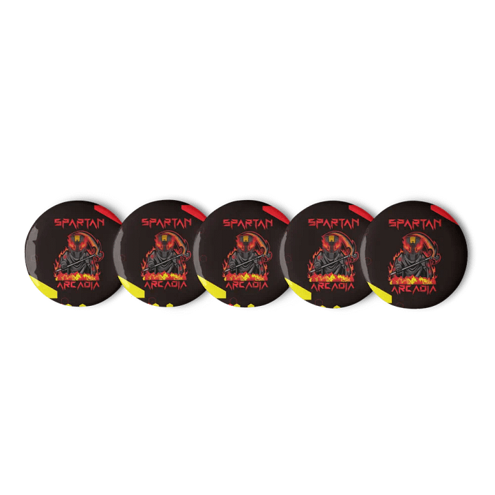 Spartan Arcadia custom pins (5pack) product image (1)