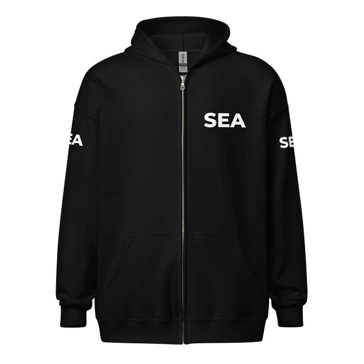 SEA - Zipped Hoodie (white) product image (1)