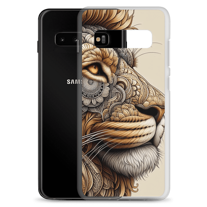 Majestic Lion Profile Clear Samsung® Case product image (23)