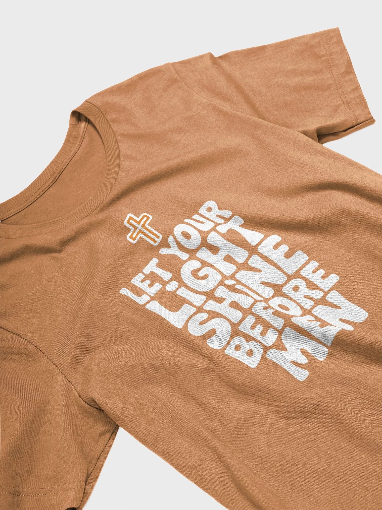 Let Your Light Shine – Matthew 5:16 Bible Verse Bella+Canvas Supersoft T-Shirt product image (1)