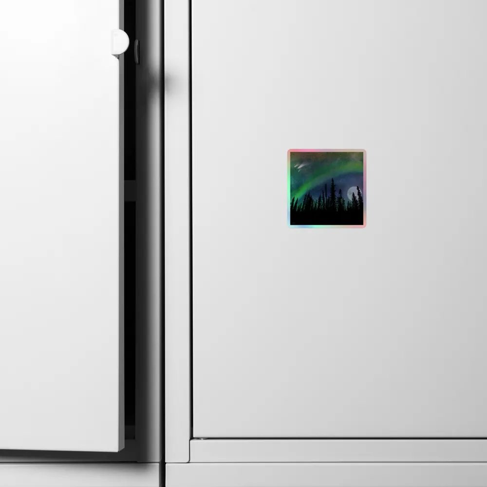 Night Gaze holographic sticker product image (4)