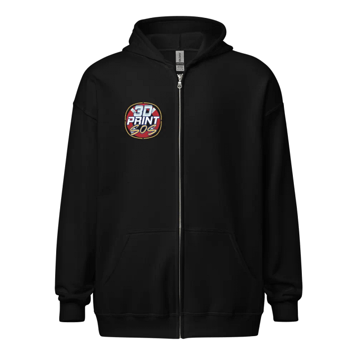 3DPrintSOS Zip-up Hoodie product image (1)