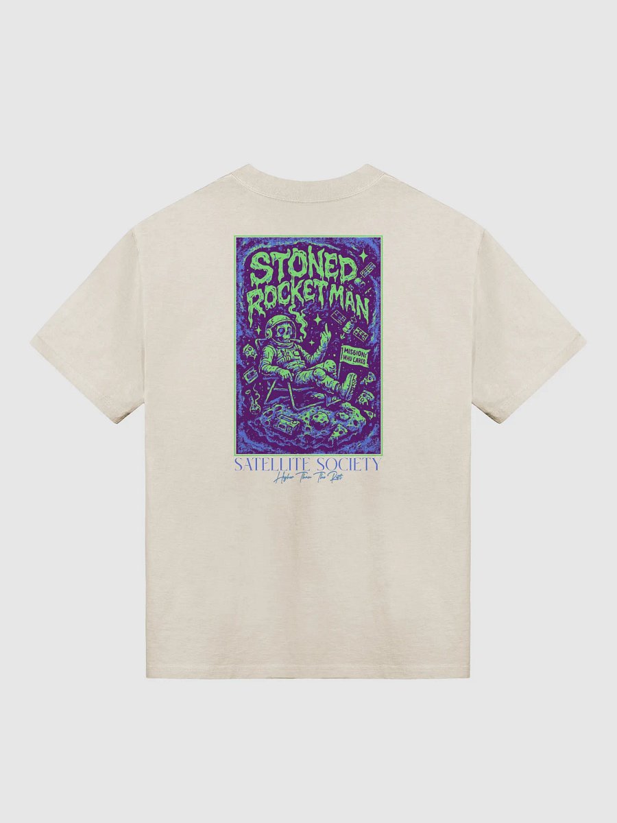 Stoned Rocketman Oversized Faded T-Shirt product image (2)
