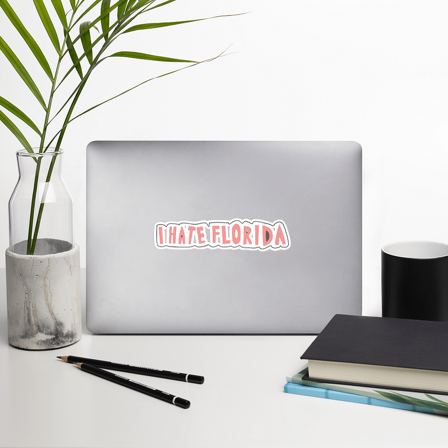 I Hate Florida Sticker - Pink product image (2)