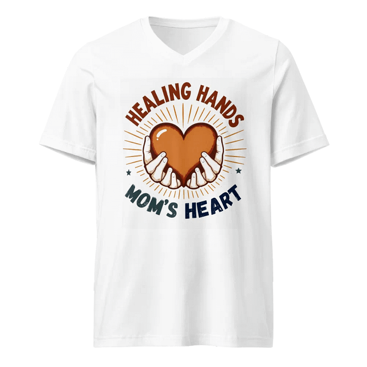 Healing Hands Mom's Heart V-Neck Tee product image (1)
