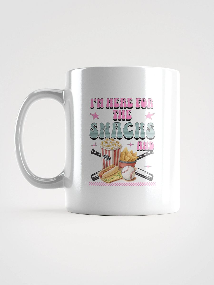 Im Here For The Snacks And Baseball Lover Delight Mug product image (1)