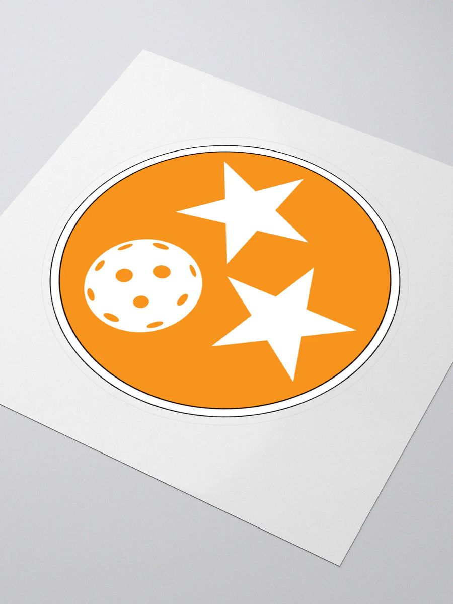 Pickleball Tri Star Sticker product image (3)