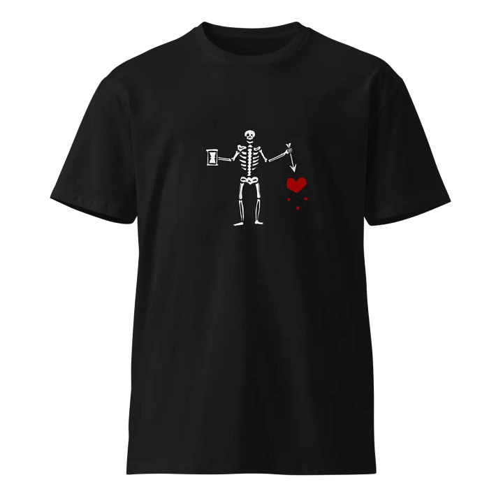 Skeleton Stabbing A Heart T-Shirt product image (1)