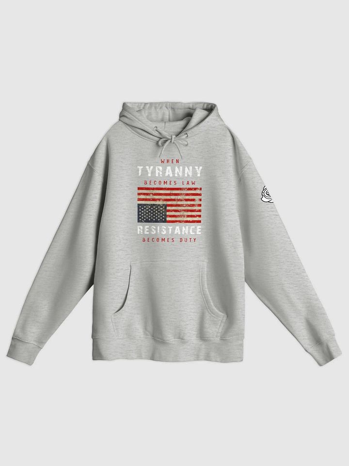 Tyranny / Resistance unisex hoodie A product image (1)