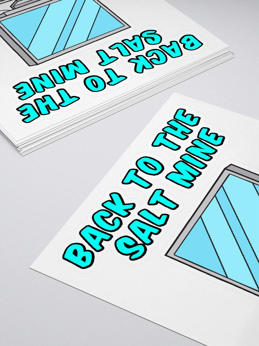 Back To The Salt Mine Sticker product image (4)