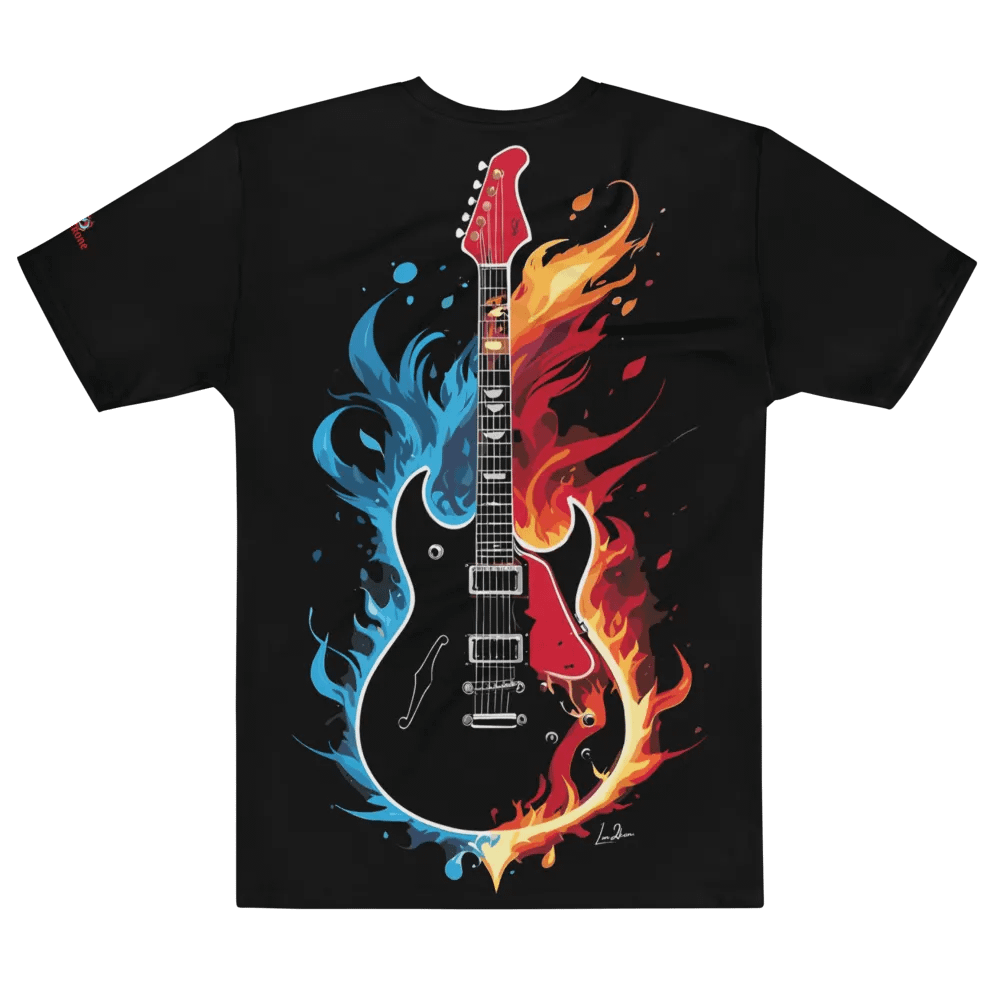 Fire and Water Guitar - Print Tee product image (7)