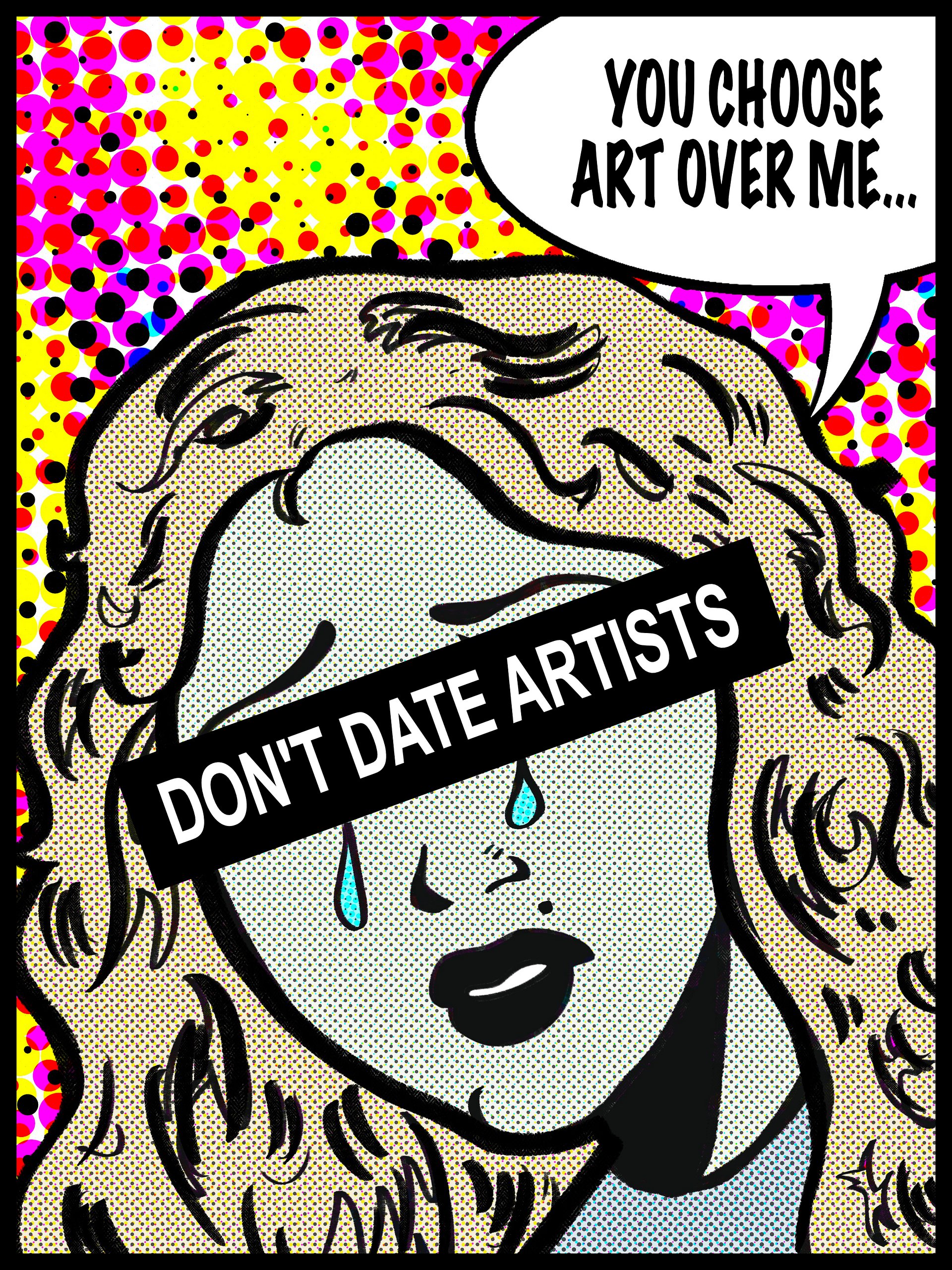 Don't Date Artists Sticker Set product image (4)