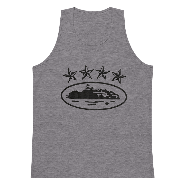 Corteiz 4Starz Alcatraz Womens Tank Top Grey product image (1)