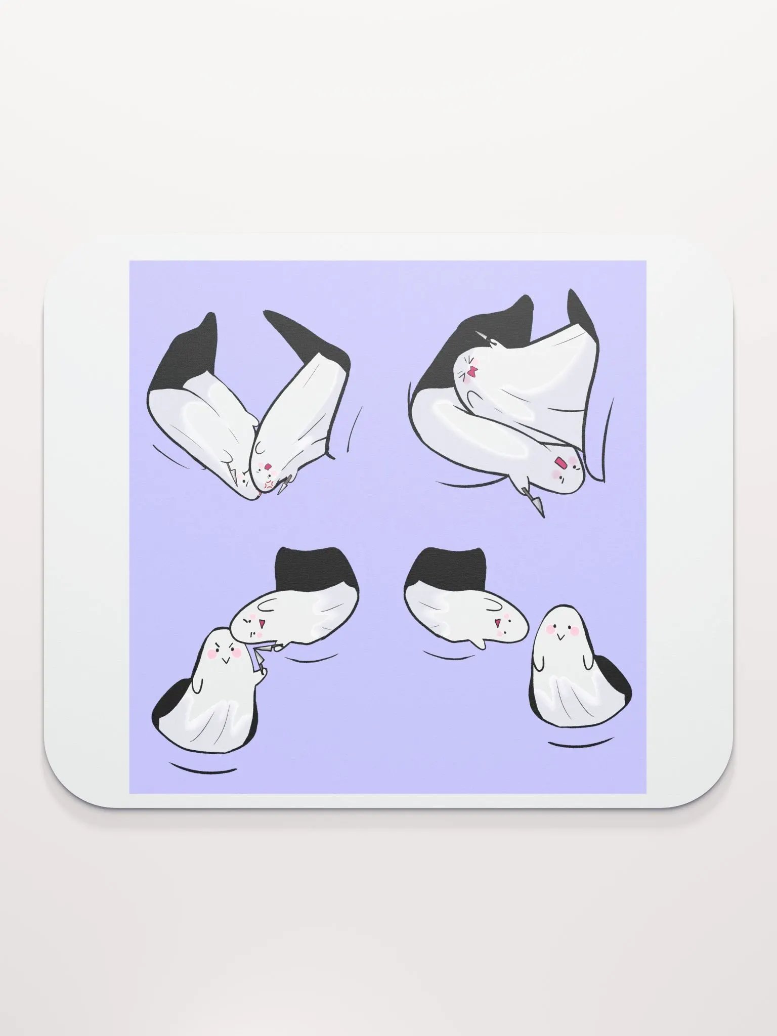 Fighting Ghosts Mouse Pad product image (2)