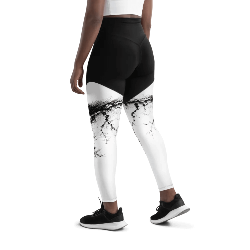 Bamboo Root All-Over Print Sports Leggings product image (4)