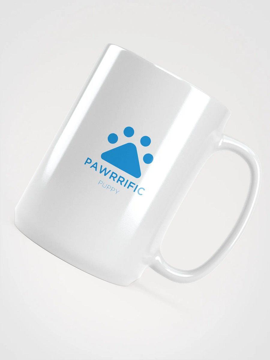 Pawrrific Puppy Logo White Glossy Mug product image (4)