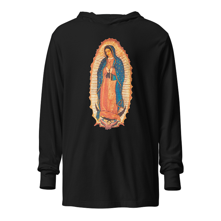 Virgen de Guadalupe - Bella+Canvas Unisex Hooded Long Sleeve Tee product image (1)
