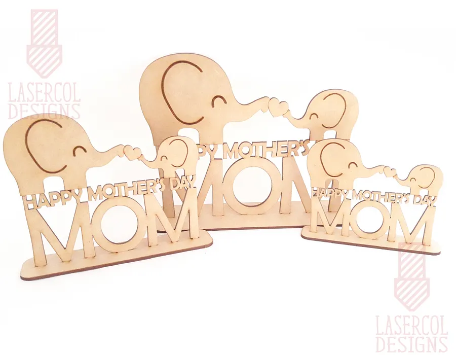 Mother's Day Gift Plaque (Three Sizes) Set 1 - Laser Cut Files product image (3)