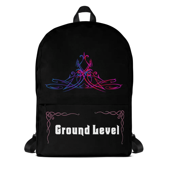 Blk & Pnk Back Pack with Pocket product image (2)