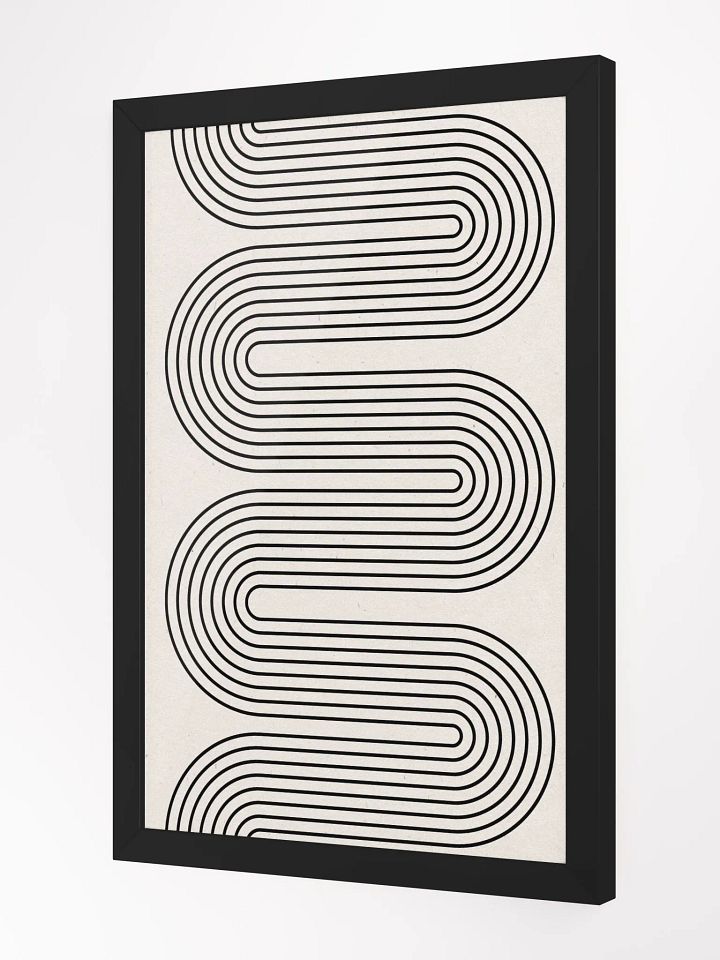Eco-Friendly Ayous Wood Framed Poster – Sustainable and Stylish Wall Decor product image (2)