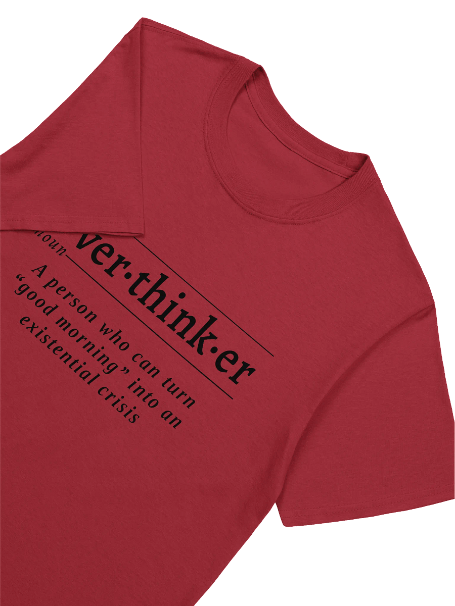 Overthinker Def Unisex Tee v1 product image (2)