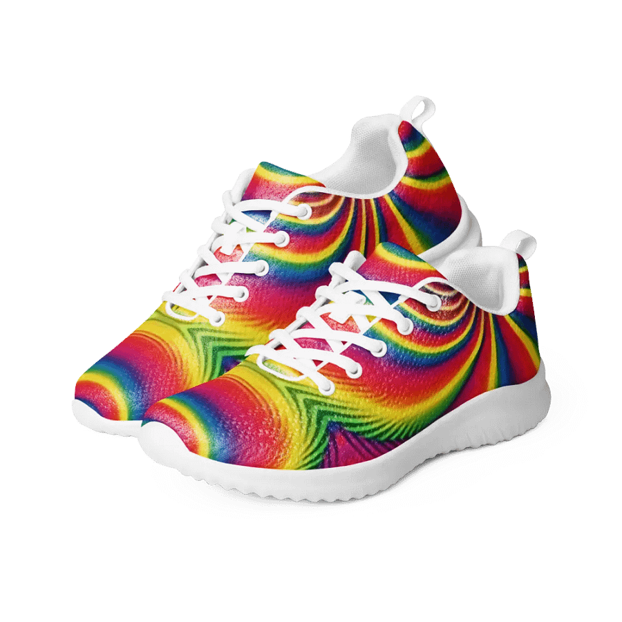 Psychedelic Spin Athletic Women's Shoes product image (2)