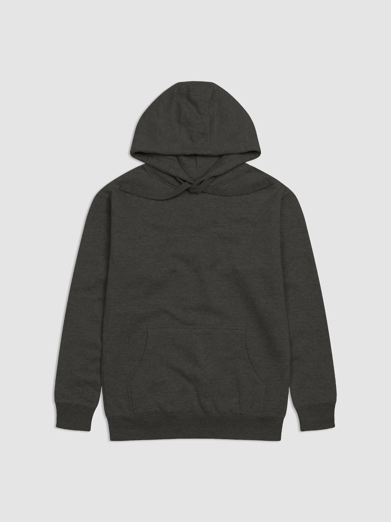 Plain Color Vintage Black Hoodie product image (5)