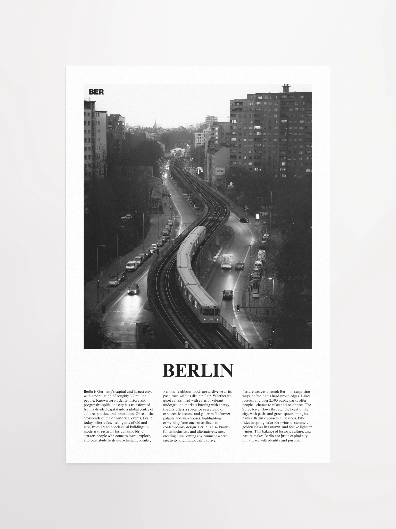 Berlin 05 Newspaper Poster product image (5)