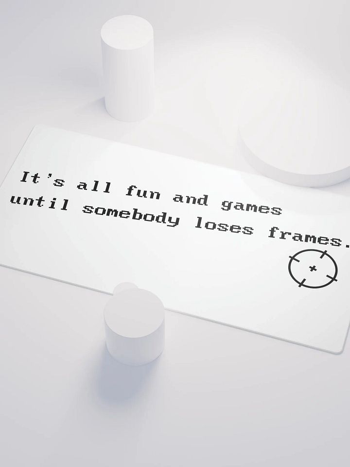 It's all fun and games... Gamer mousemat (Shooter) product image (1)