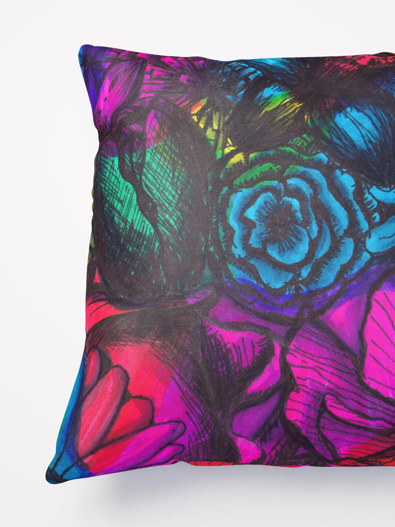 Tie-dye Flower Pillow product image (6)
