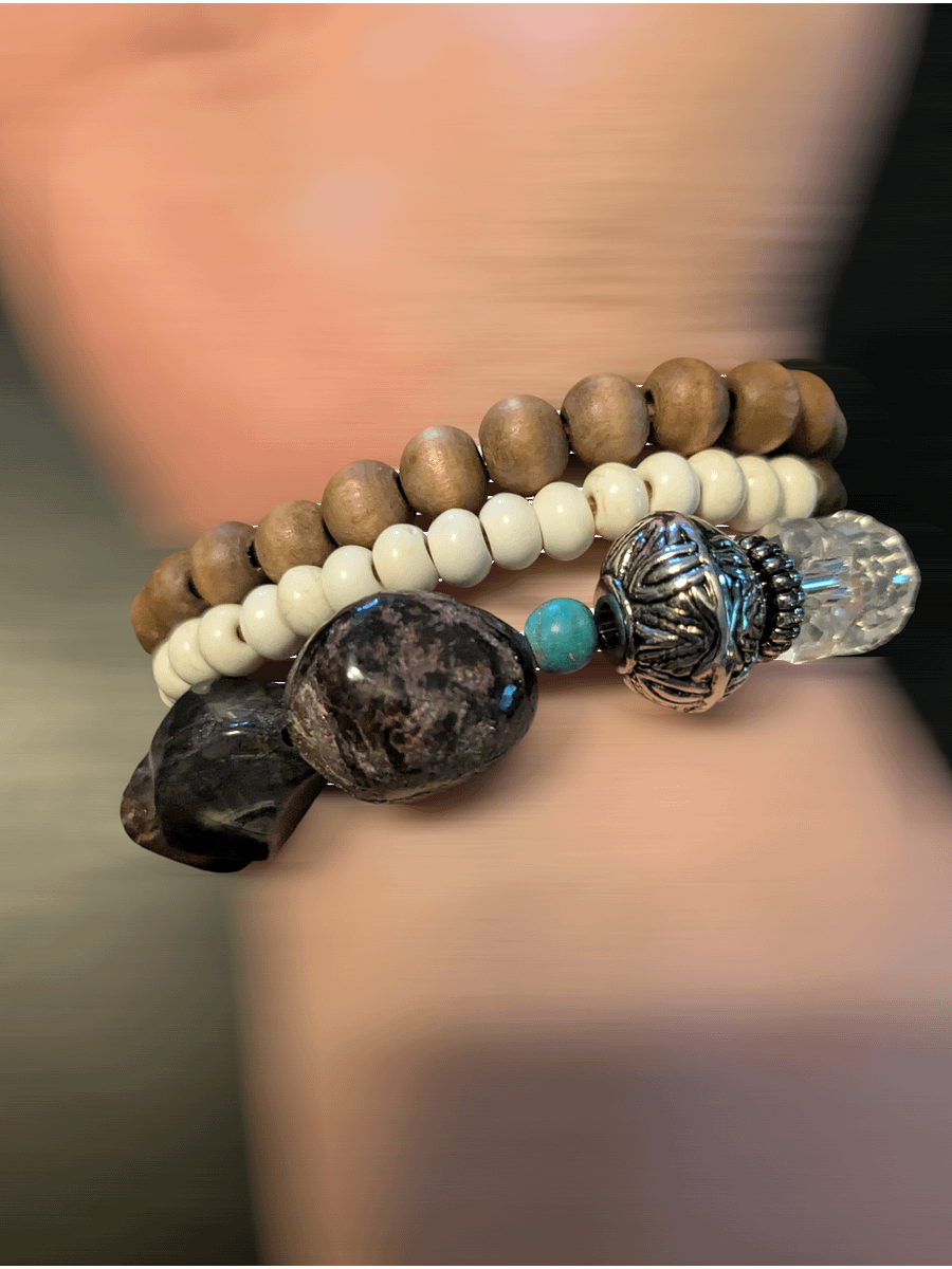 Whimsical Multi Bead Bracelet Stack product image (6)