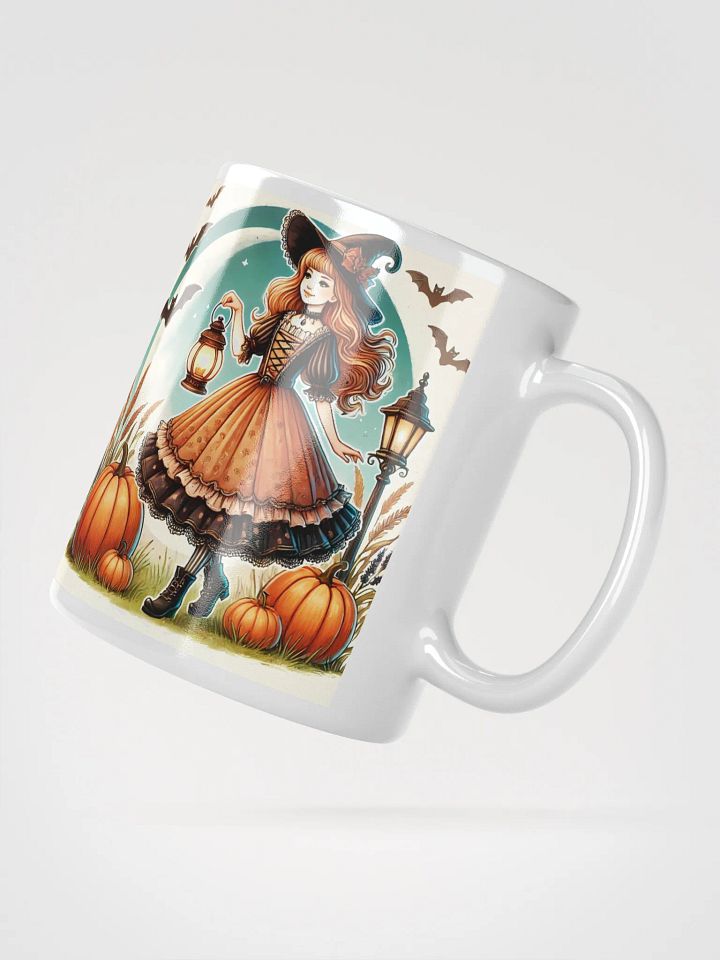 Witch Mug, Charming Witch Gifts, Gift for Her, Witchcraft Mug, Bats Mug, Pumpkin Mug, Gift for Halloween Lovers, Halloween Mug 11oz, 15oz, 20oz product image (2)
