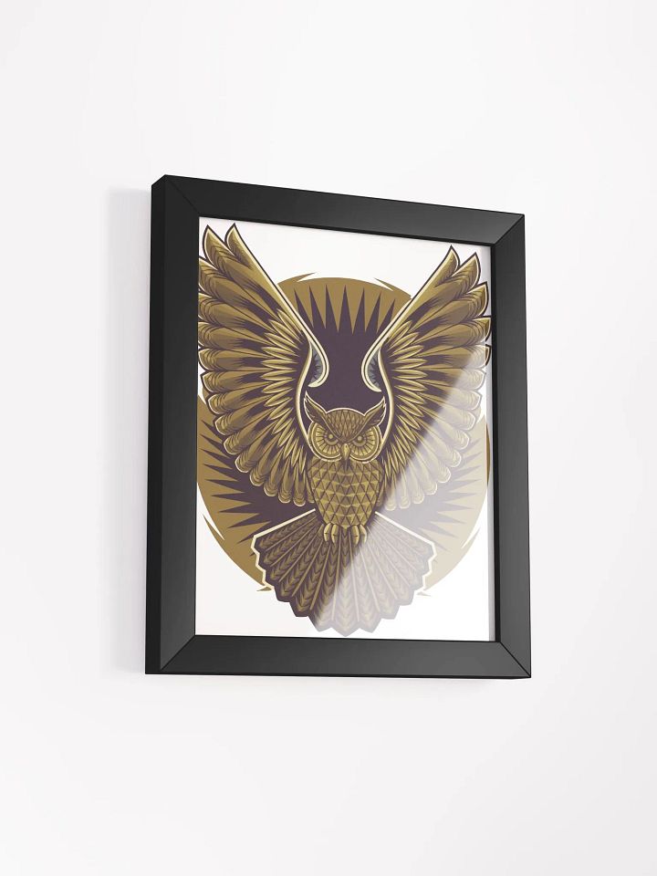 Majestic Golden Eagle Framed Poster - A Symbol of Power and Freedom product image (48)