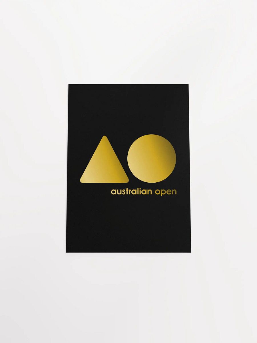 Golden Logo Australian Open Poster product image (43)