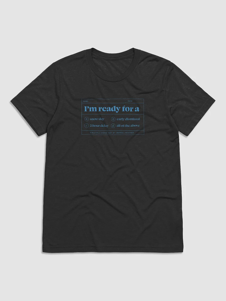 I'm ready t-shirt ❄️ (blue logo) product image (1)