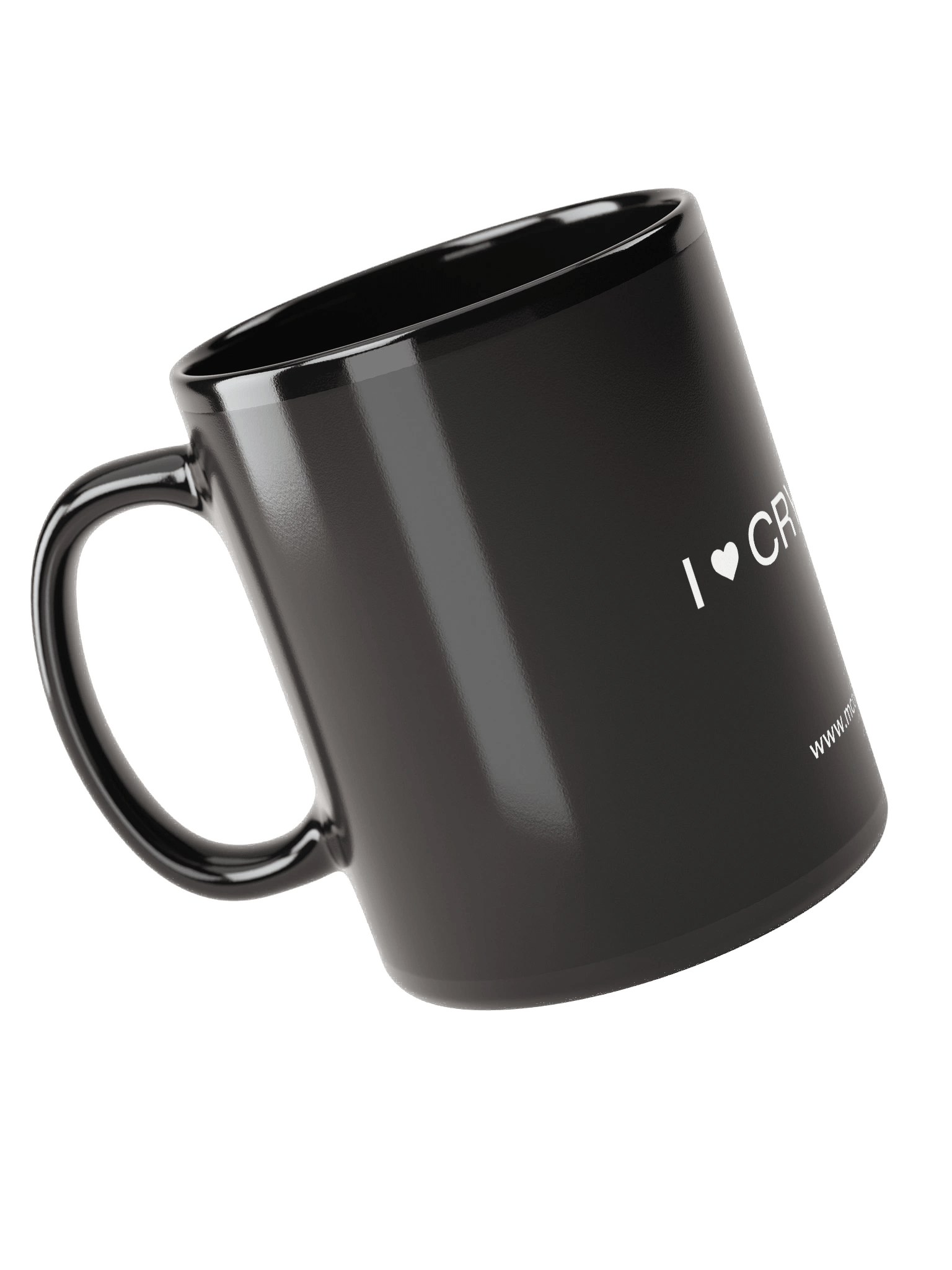 I Love Cryptos Black Mug product image (4)