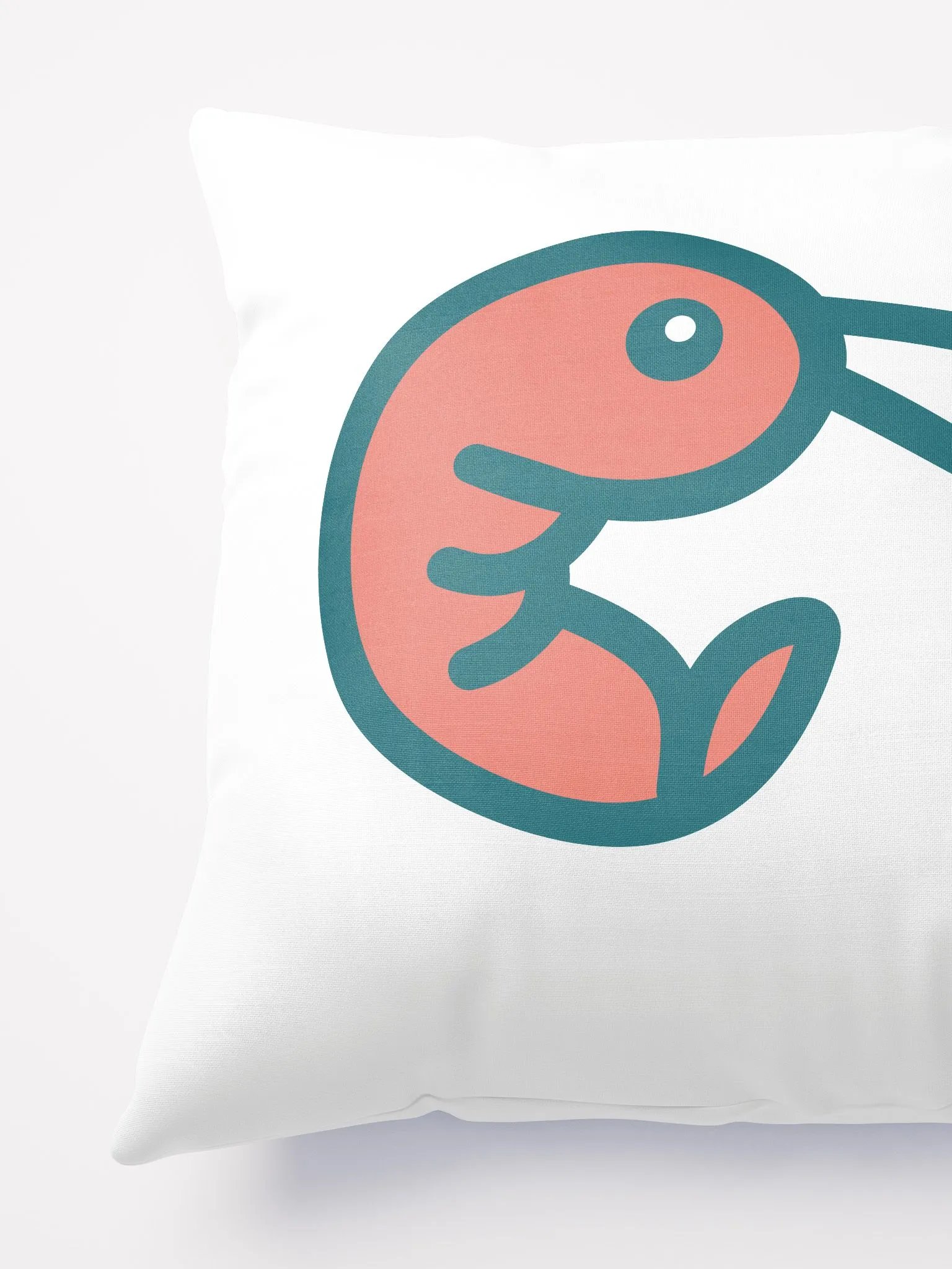 Shrimp on a throw pillow product image (4)