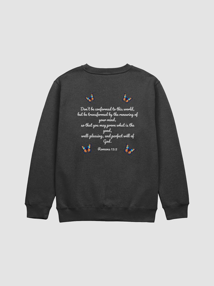 Transformed Butterfly Crewneck (Black) product image (2)