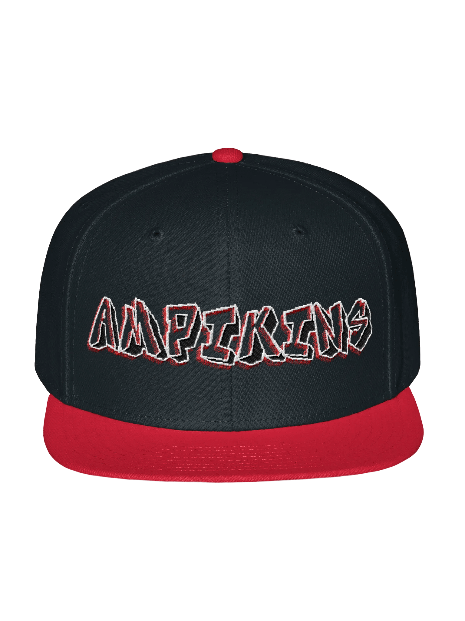 AMPIKINS Red&Black Snapback Cap product image (1)