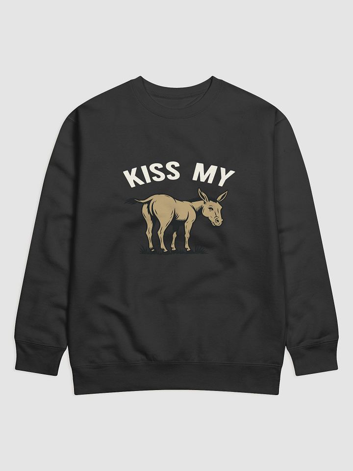 KISS MY – Cozy Donkey Sweatshirt for Low-Tolerance Days product image (1)