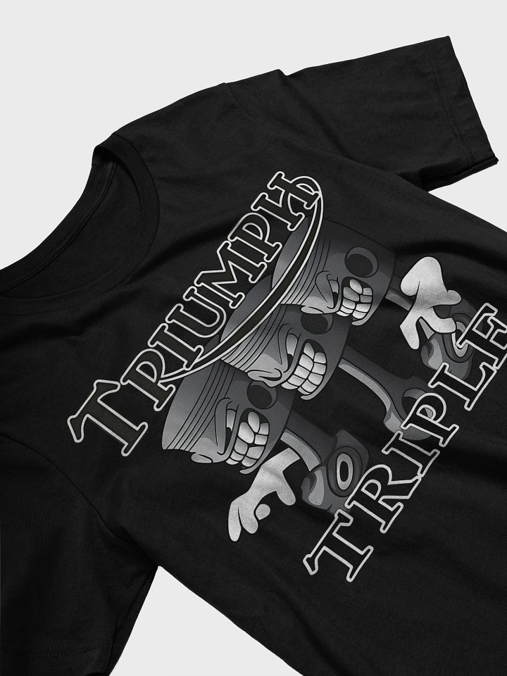 Triumph Triple Pistons Cartoon T-Shirt product image (2)