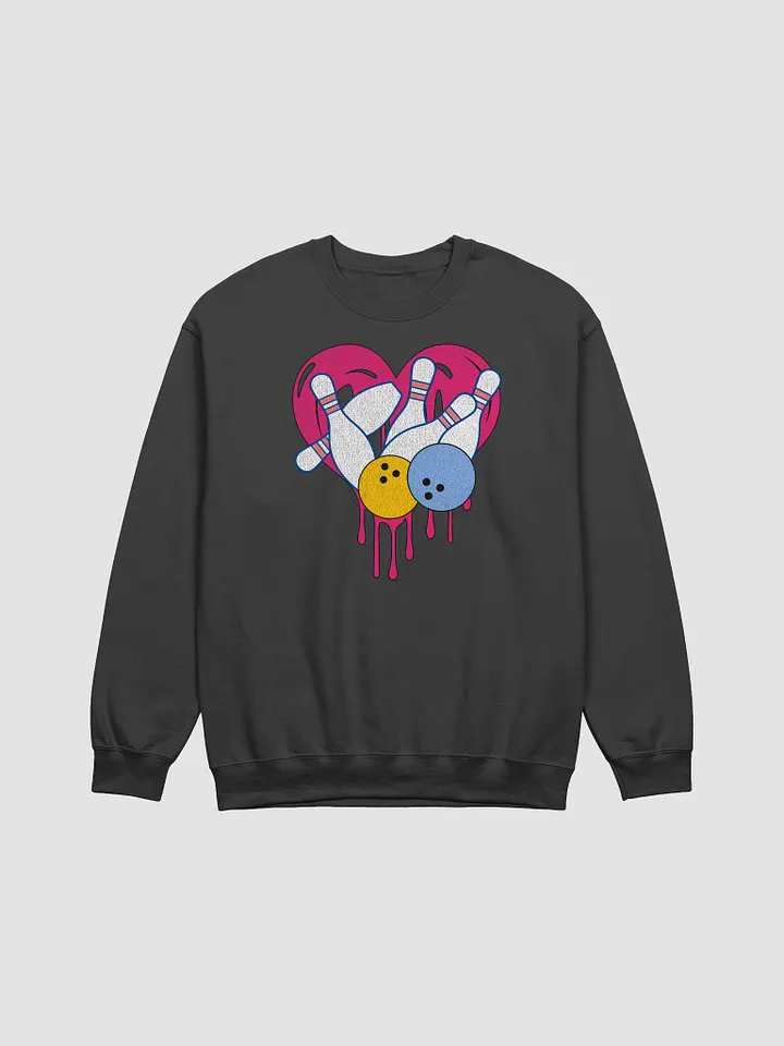 Heart Bowling Strike Crewneck Sweatshirt product image (1)