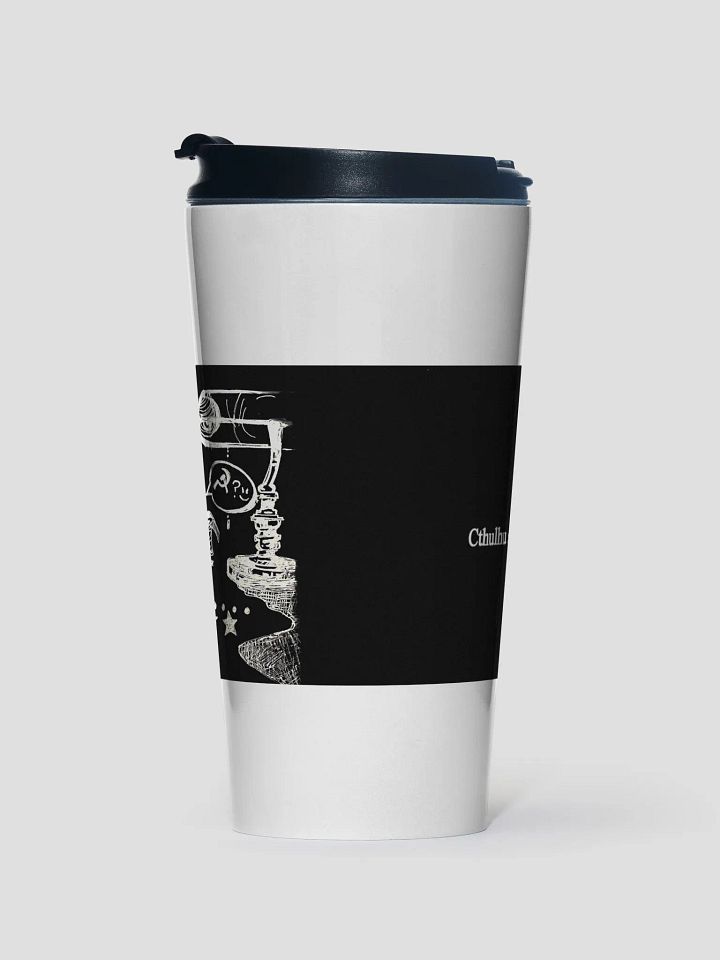 Cthulhu Swims Left Travel Mug product image (1)