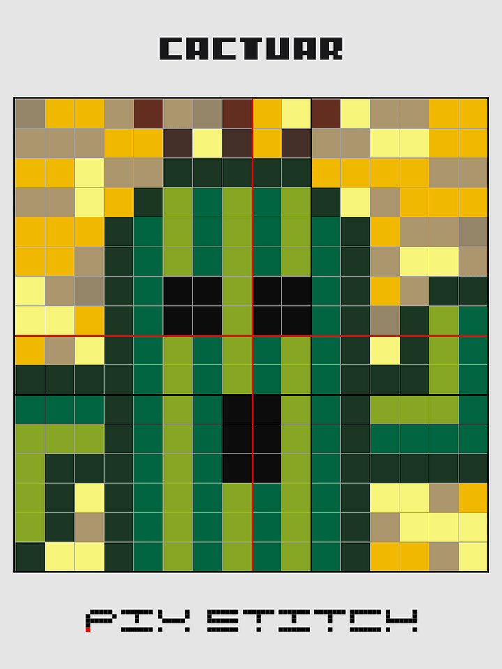 Cactuar Pixel Art product image (2)